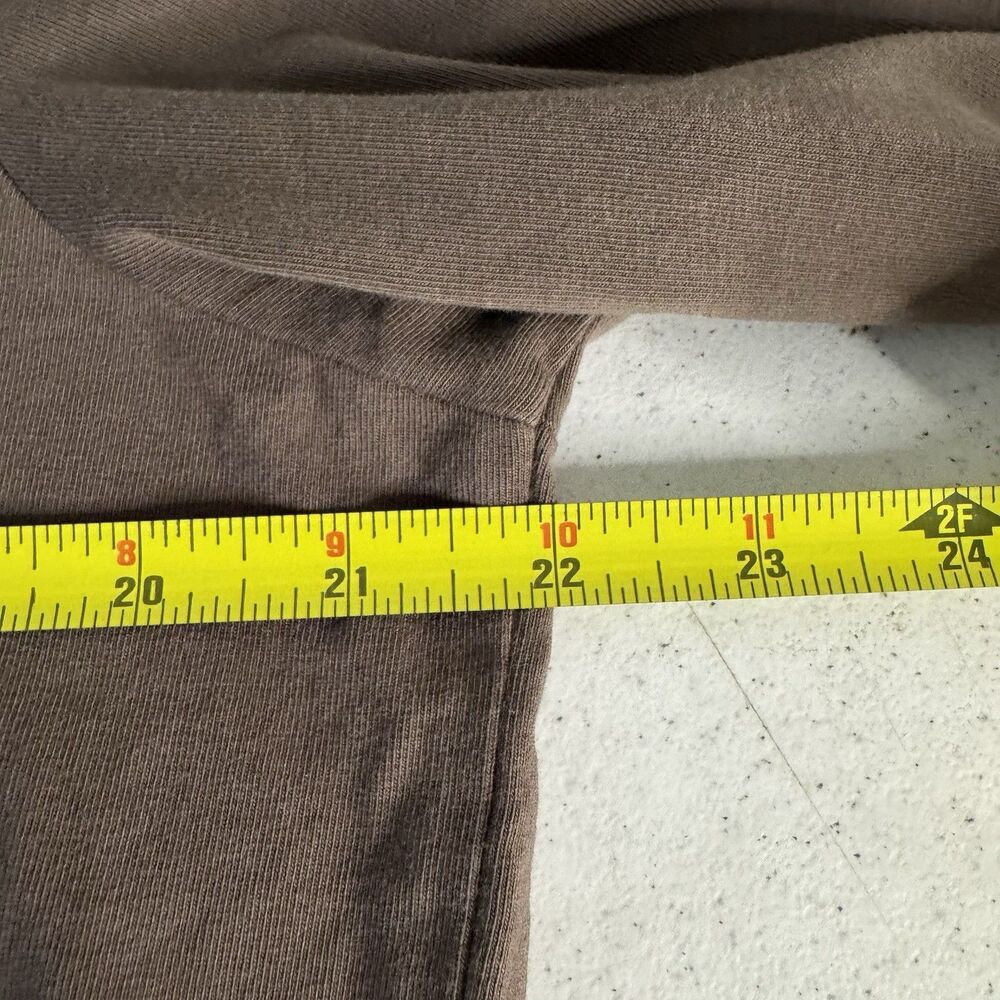 J Jill SuperSoft Crossover Tee XL Brown Shirt Super Soft Classic Casual V-Neck - Picture 3 of 12